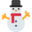 snowman without snow